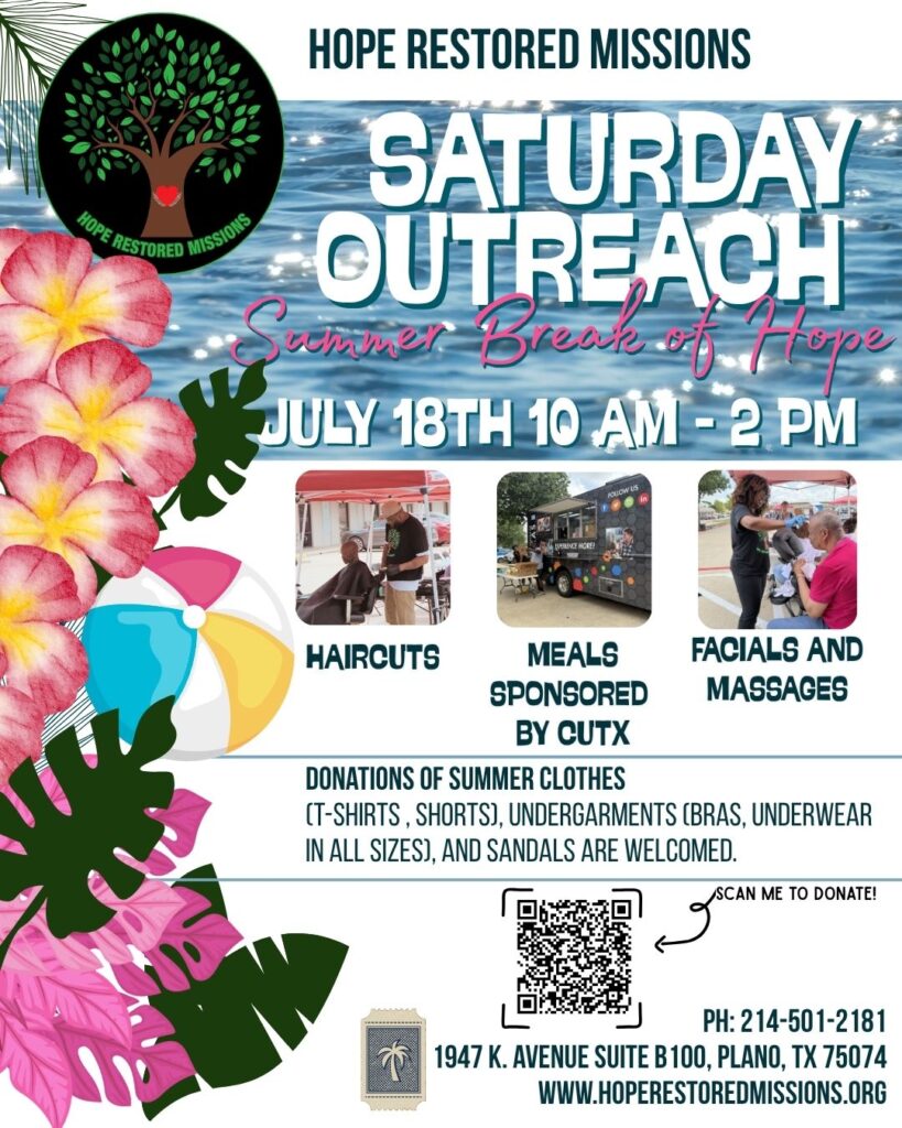 HRM Outreach Saturday - Summer Break of Hope 7-18-26