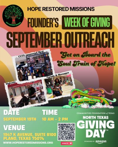 HRM Outreach Saturday - September