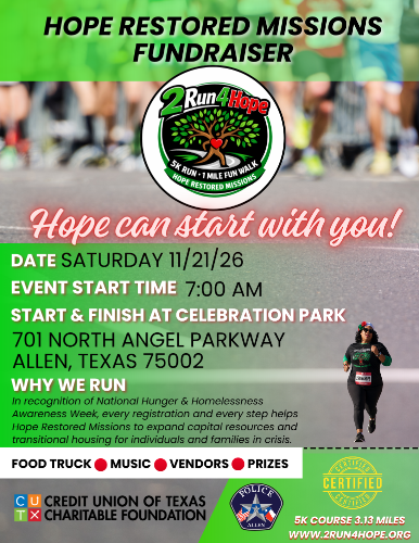 2Run4Hope - Flyer